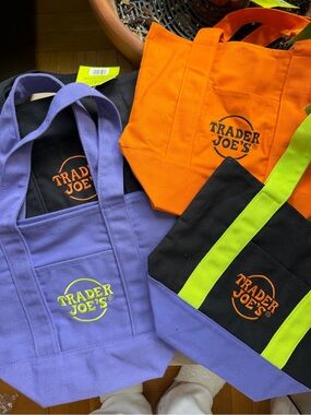 Trader Joe’s Trick or Treat Canvas Totes (full set)
